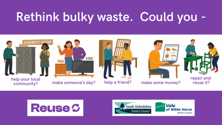 Rethink bulky waste. Could you -