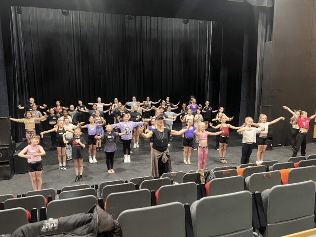 Young people auditioning for Beauty and the Beast at Cornerstone Arts Centre