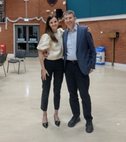 Cllr Maggie Filipova-Rivers and Cllr David Rouane