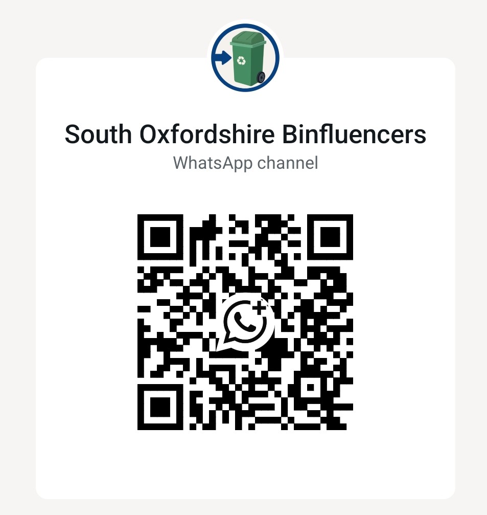 QR code for South Oxfordshire Binfluencers Whatsapp channel