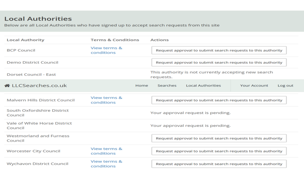 Request Approval Button example