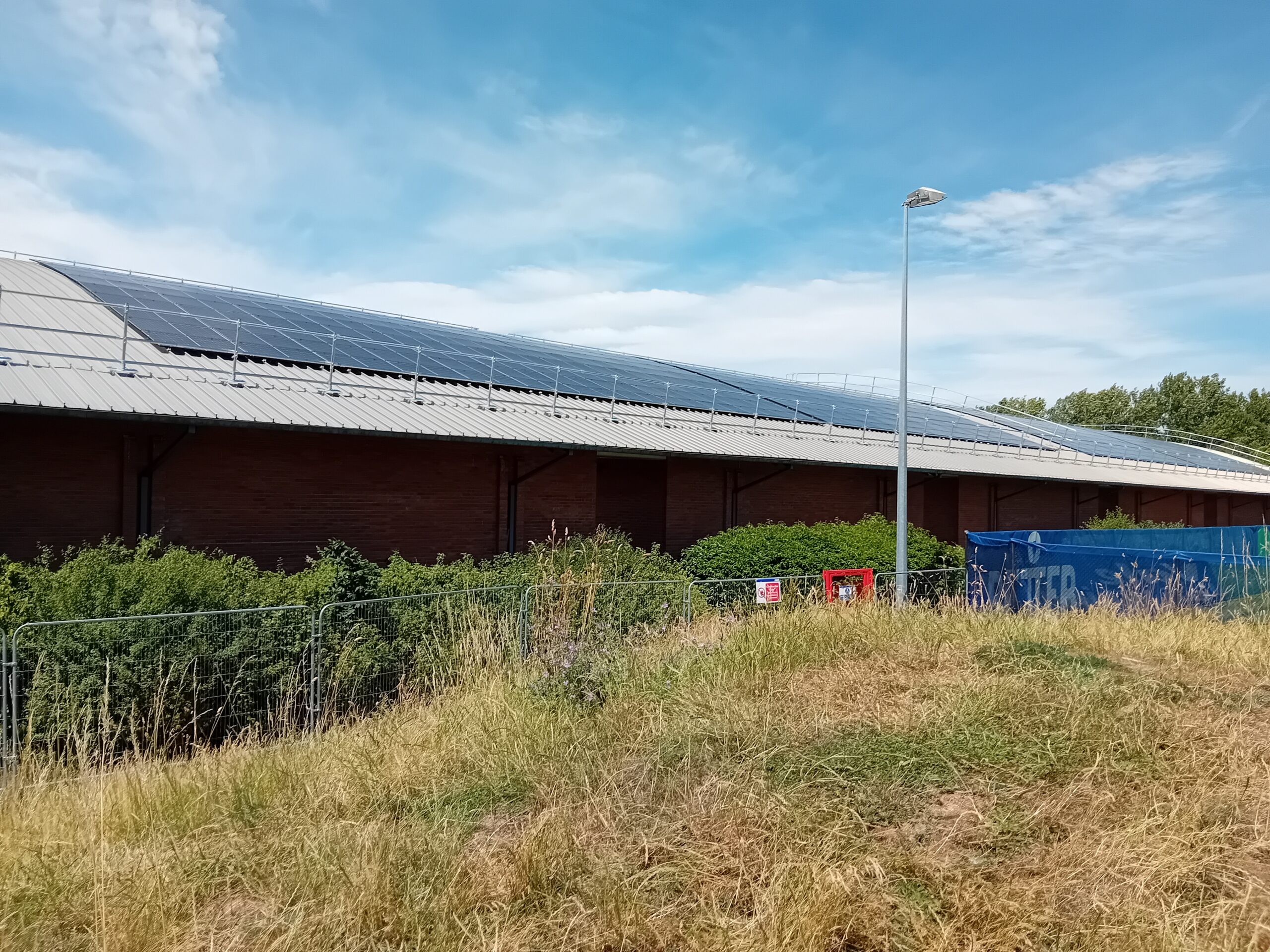 solar panels on white horse leisure and tennis centre