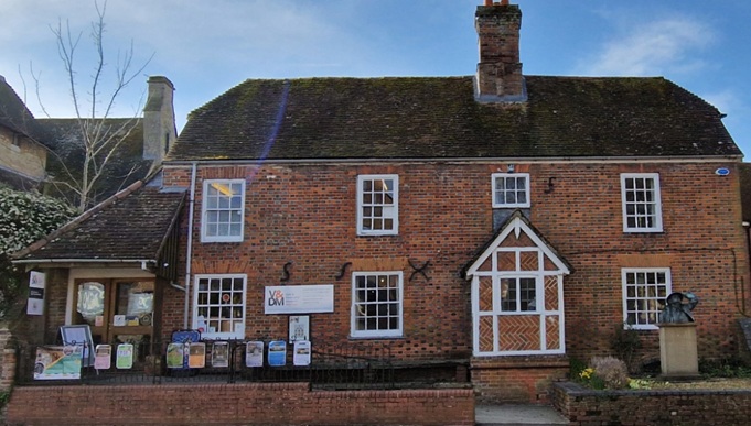 Vale and Downland Museum from front - an 18th century building