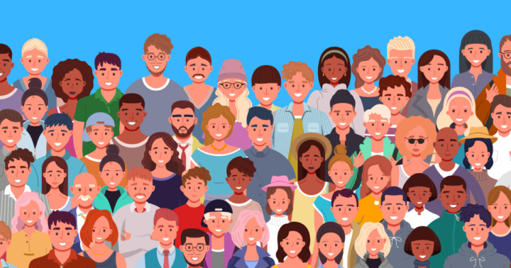 Illustration of lots of people